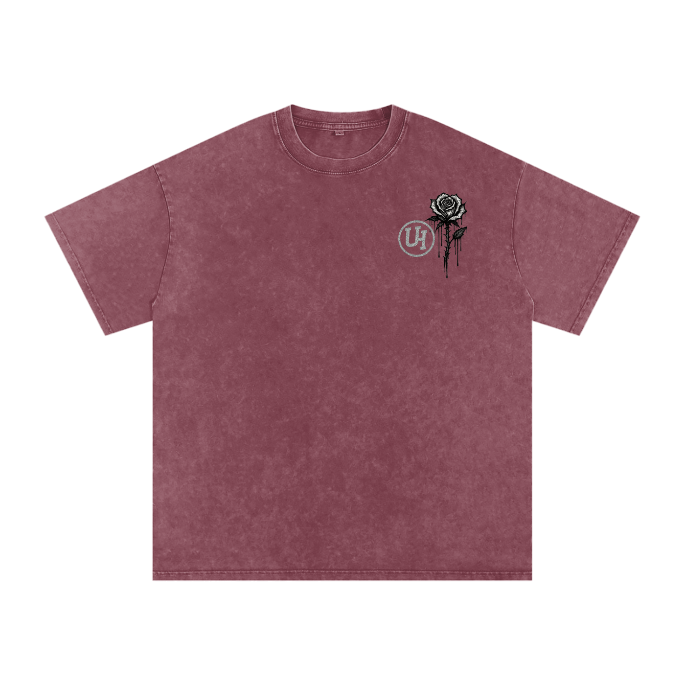 URBAN HAZE “Unreasonable” tSnow Washed Oversized Cotton T-Shirt