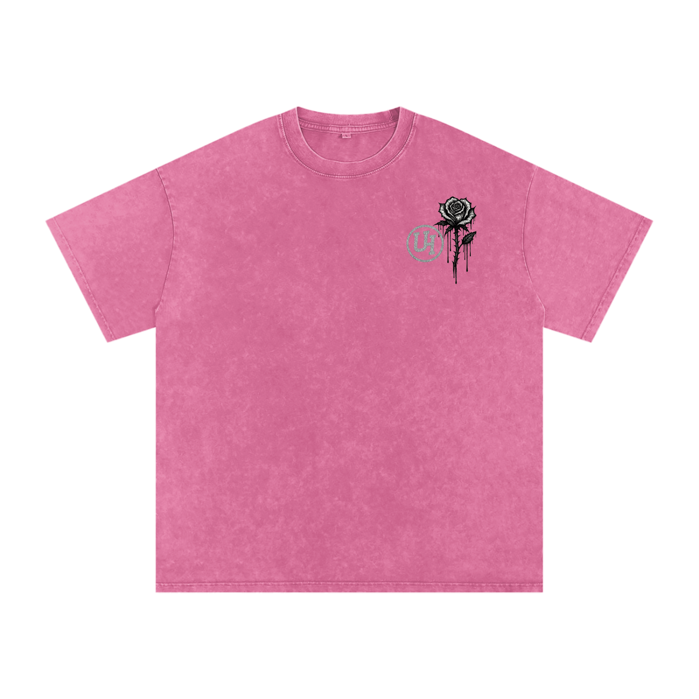 URBAN HAZE “Unreasonable” tSnow Washed Oversized Cotton T-Shirt