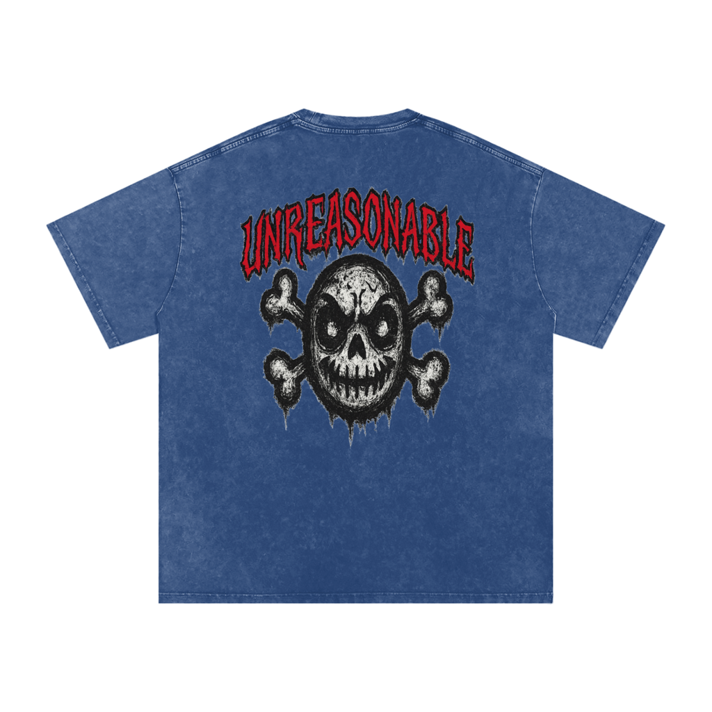 URBAN HAZE “Unreasonable” tSnow Washed Oversized Cotton T-Shirt