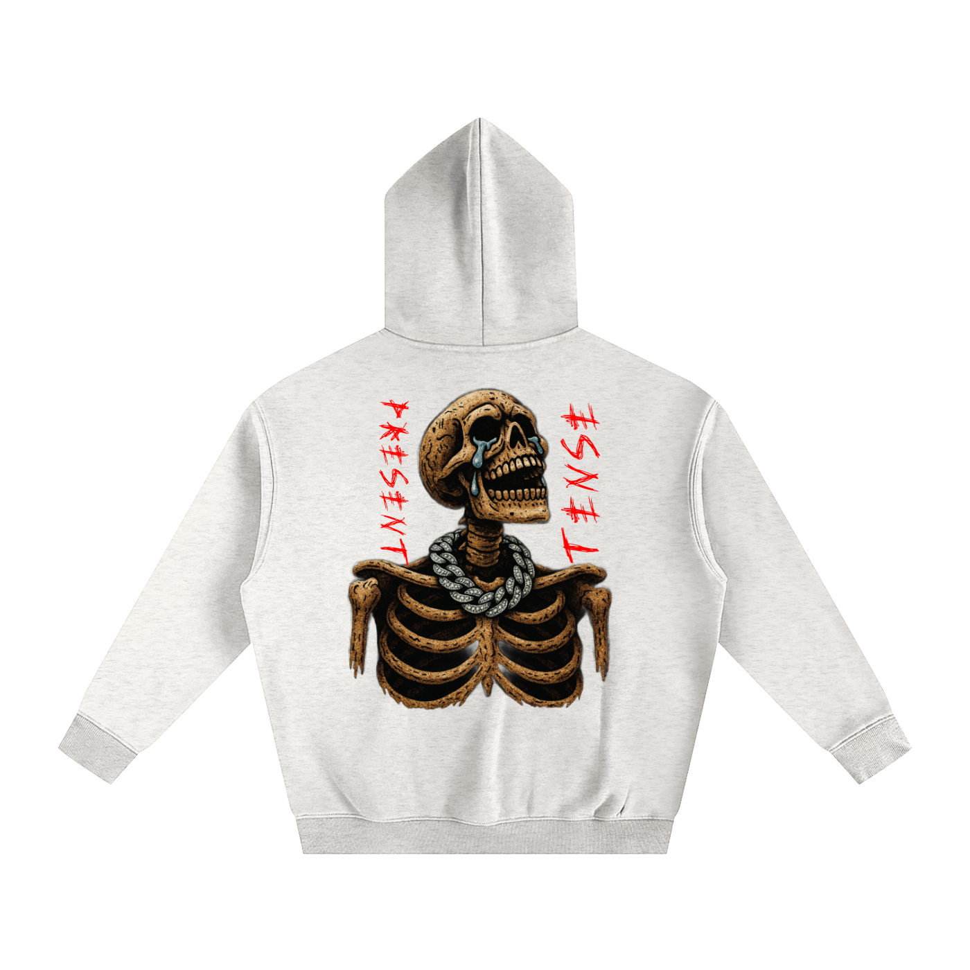 URBAN HAZE “Present Tense” Oversize Fleeced Hoodie