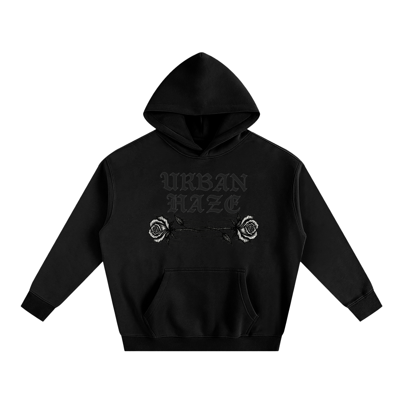 URBAN HAZE “Present Tense” Oversize Fleeced Hoodie