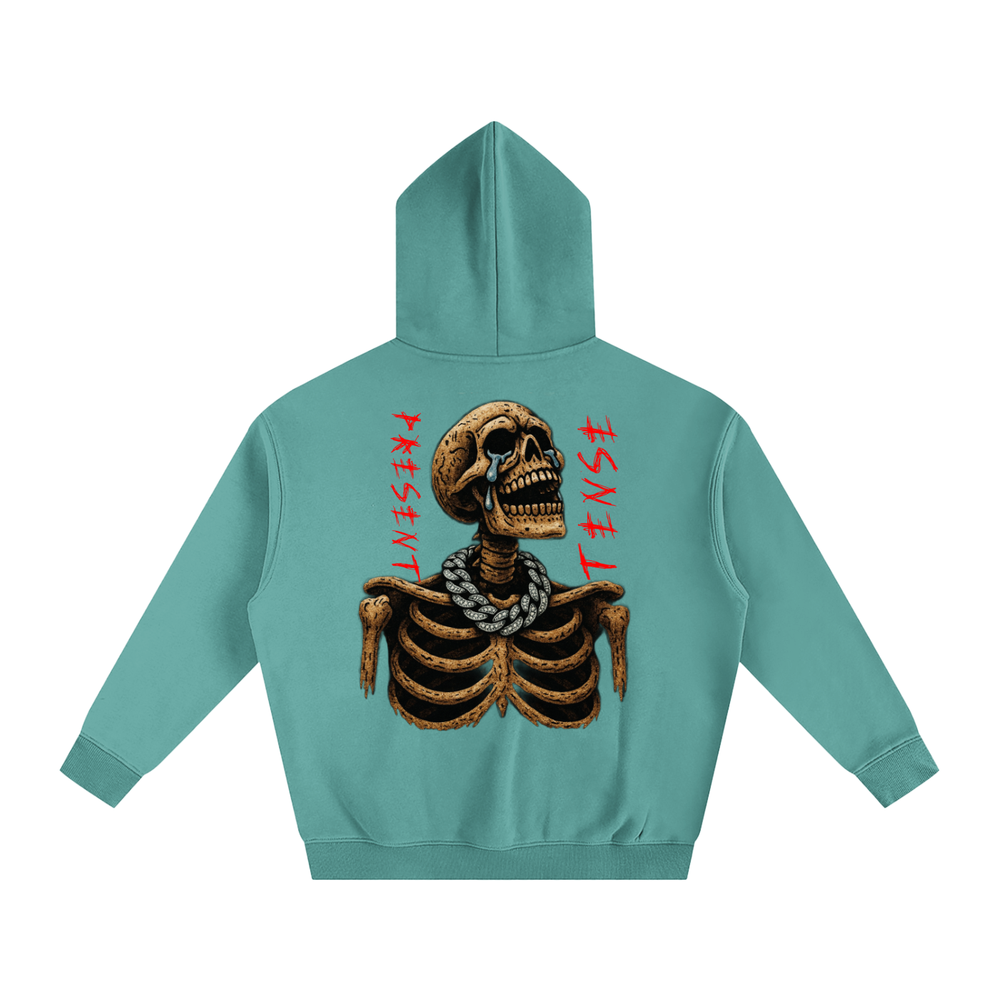 URBAN HAZE “Present Tense” Oversize Fleeced Hoodie