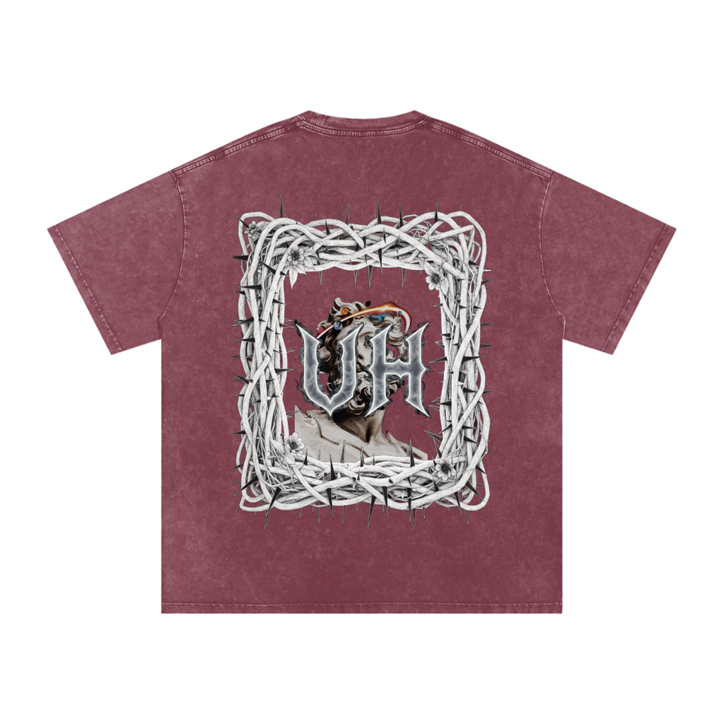 “URBAN HAZE” Snow Washed Oversized Cotton T-Shirt