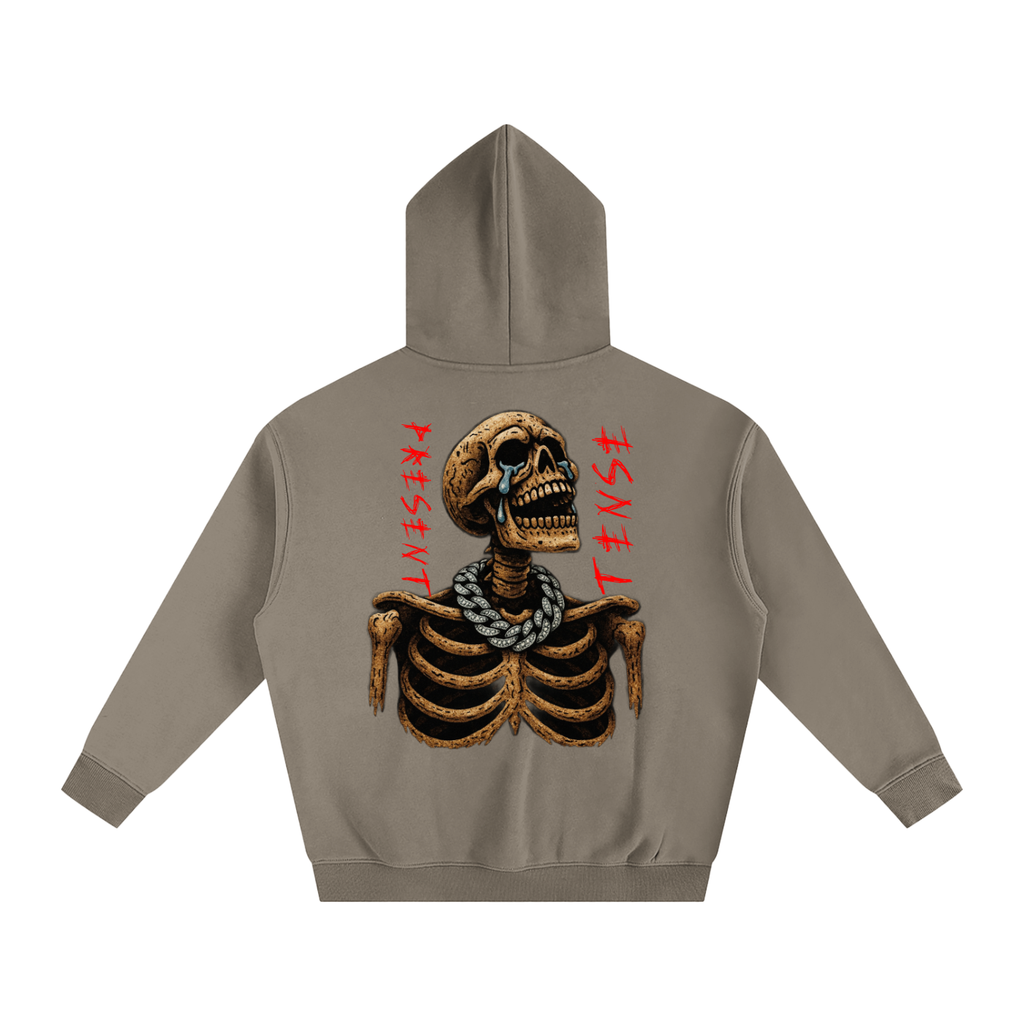 URBAN HAZE “Present Tense” Oversize Fleeced Hoodie