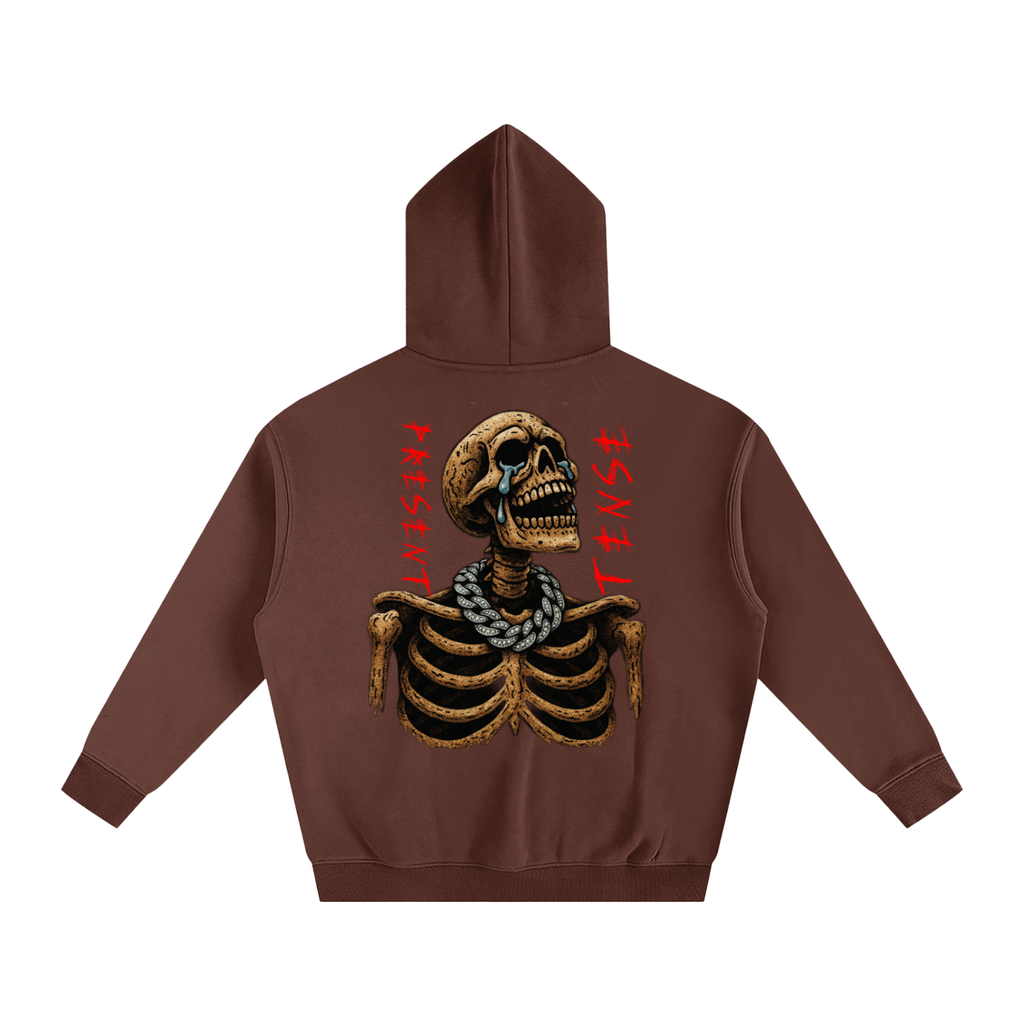 URBAN HAZE “Present Tense” Oversize Fleeced Hoodie