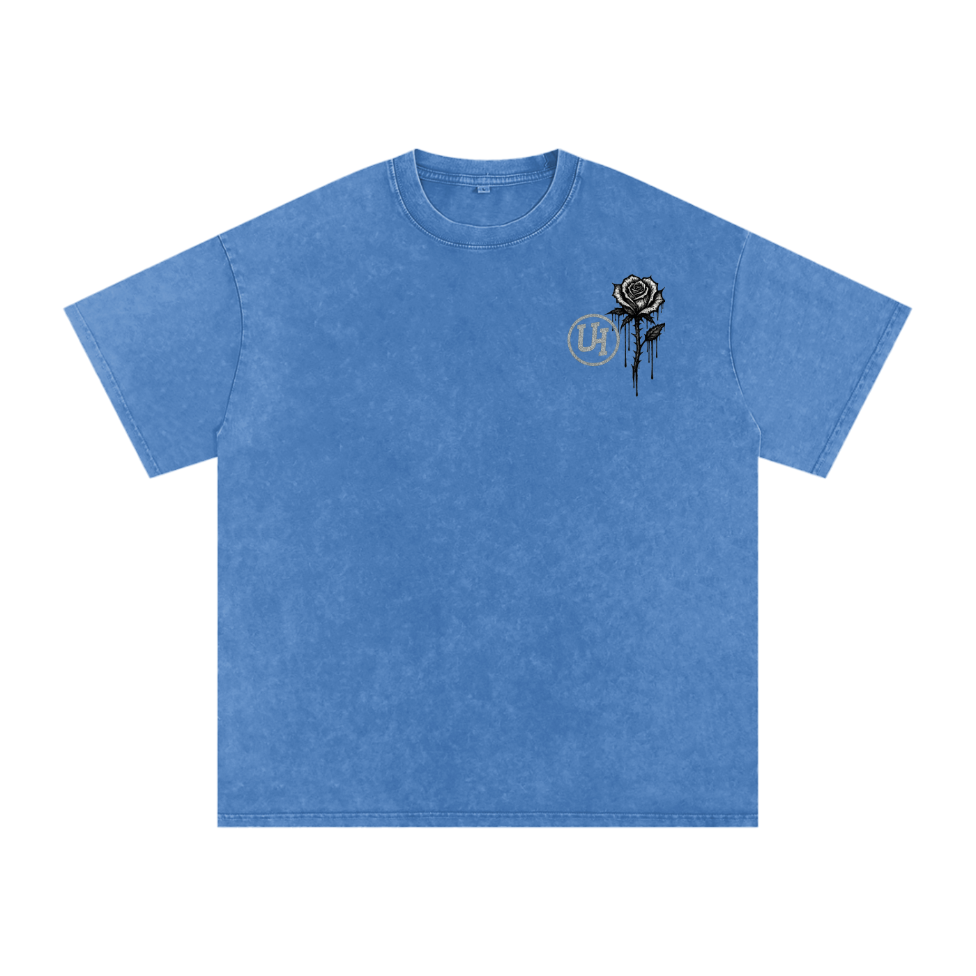 URBAN HAZE “Unreasonable” tSnow Washed Oversized Cotton T-Shirt