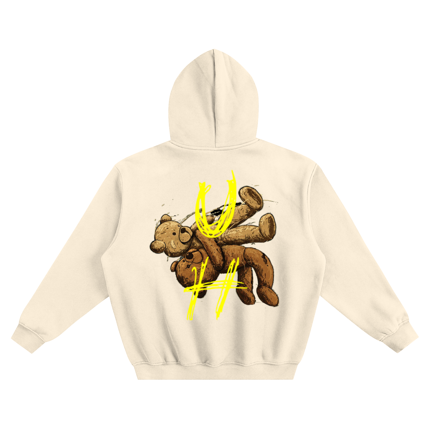 “URBAN HAZE” Vintage Fleeced Boxy Hoodie