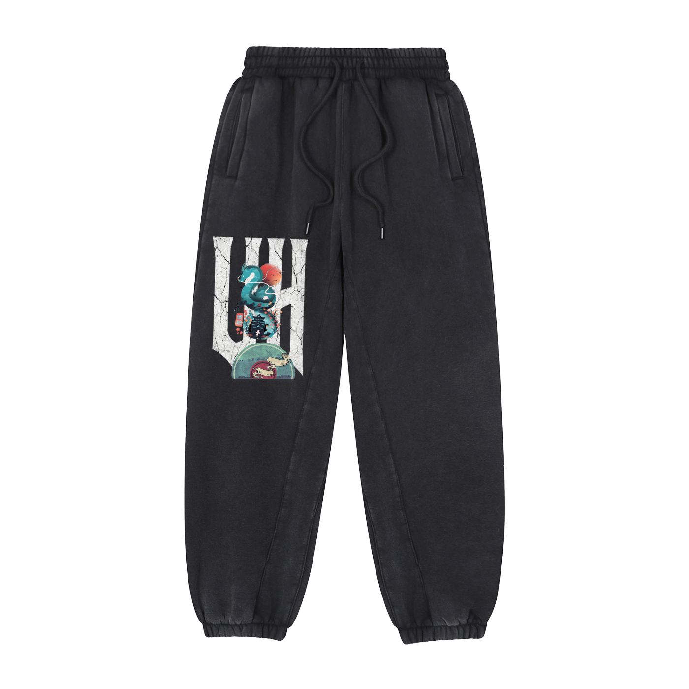 “URBAN HAZE” Fleeced Jogger Sweatpants