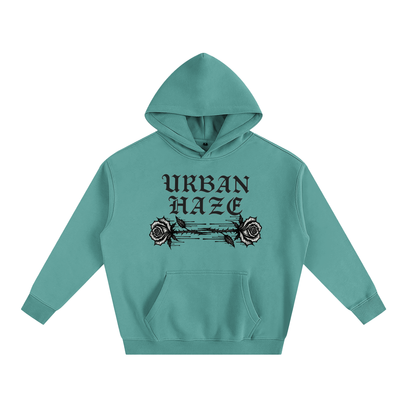 URBAN HAZE “Present Tense” Oversize Fleeced Hoodie