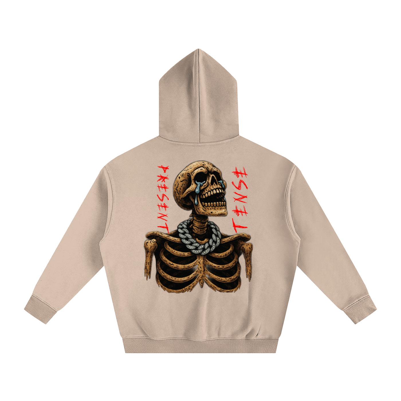 URBAN HAZE “Present Tense” Oversize Fleeced Hoodie