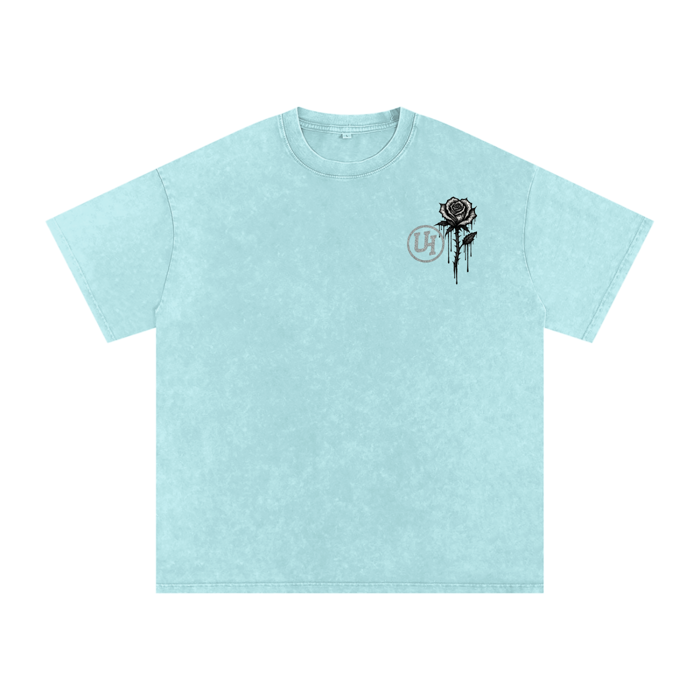 URBAN HAZE “Unreasonable” tSnow Washed Oversized Cotton T-Shirt