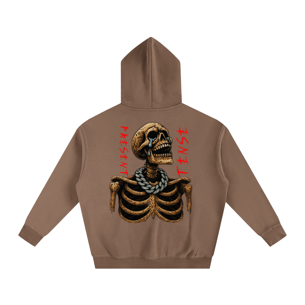 URBAN HAZE “Present Tense” Oversize Fleeced Hoodie