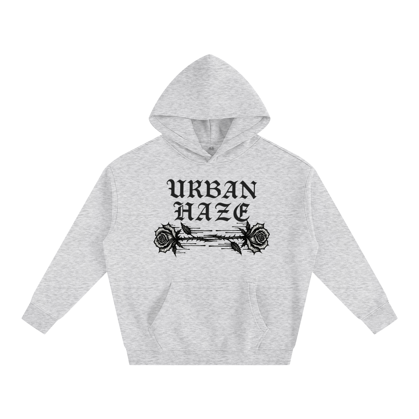 URBAN HAZE “Present Tense” Oversize Fleeced Hoodie