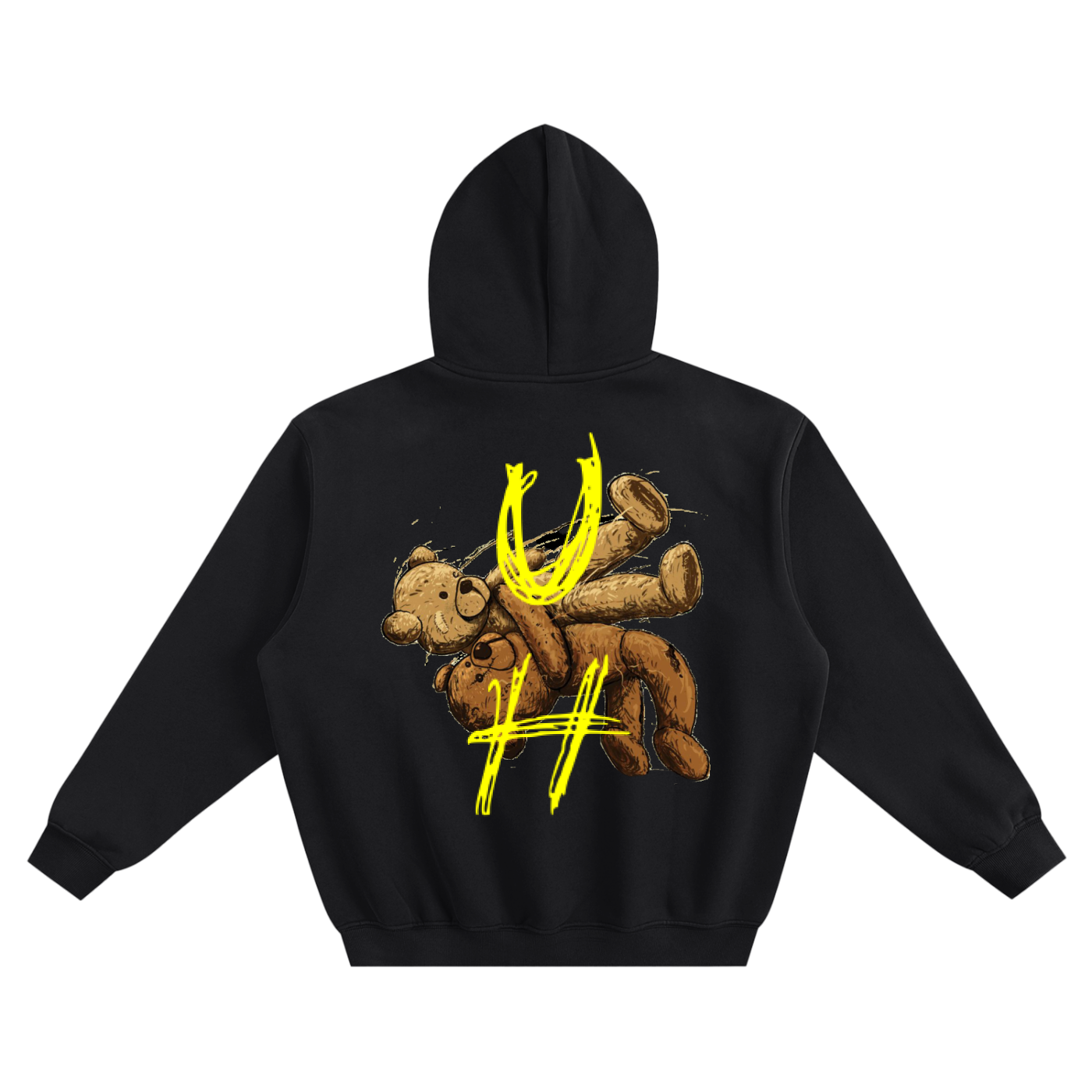 “URBAN HAZE” Vintage Fleeced Boxy Hoodie