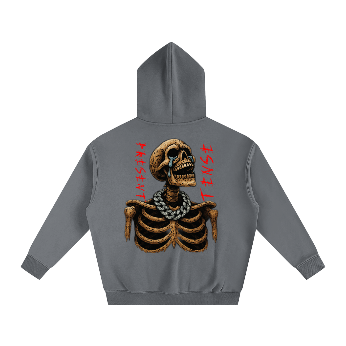 URBAN HAZE “Present Tense” Oversize Fleeced Hoodie