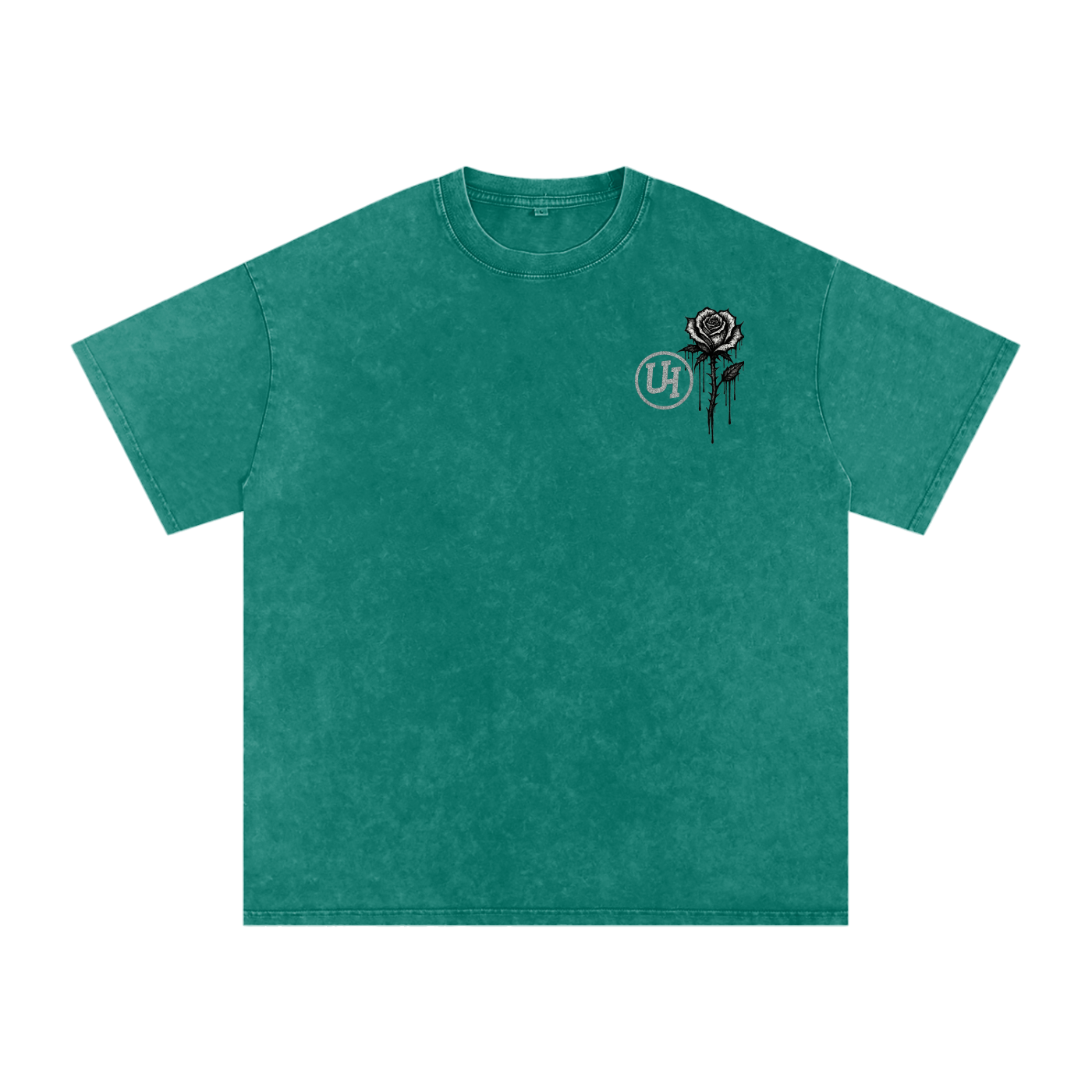 URBAN HAZE “Unreasonable” tSnow Washed Oversized Cotton T-Shirt