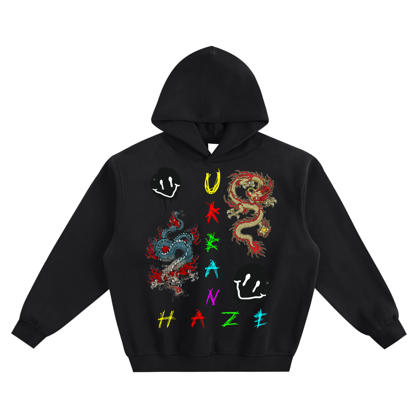 “URBAN HAZE” Vintage Fleeced Boxy Hoodie