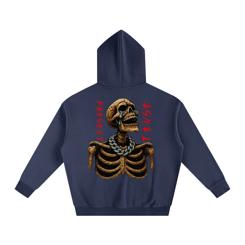 URBAN HAZE “Present Tense” Oversize Fleeced Hoodie