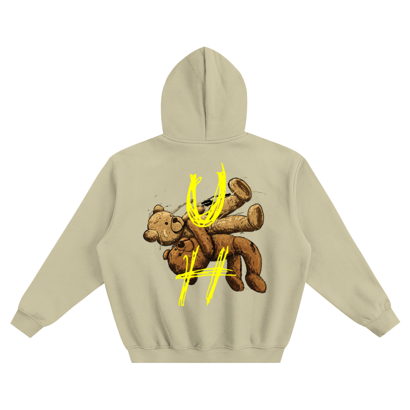 “URBAN HAZE” Vintage Fleeced Boxy Hoodie