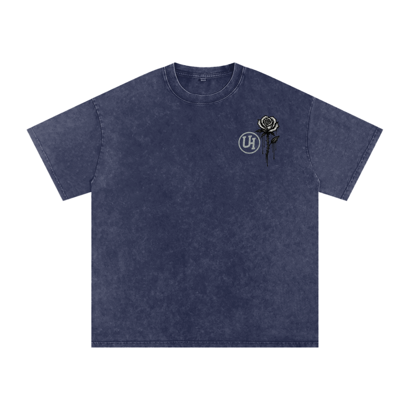 URBAN HAZE “Unreasonable” tSnow Washed Oversized Cotton T-Shirt