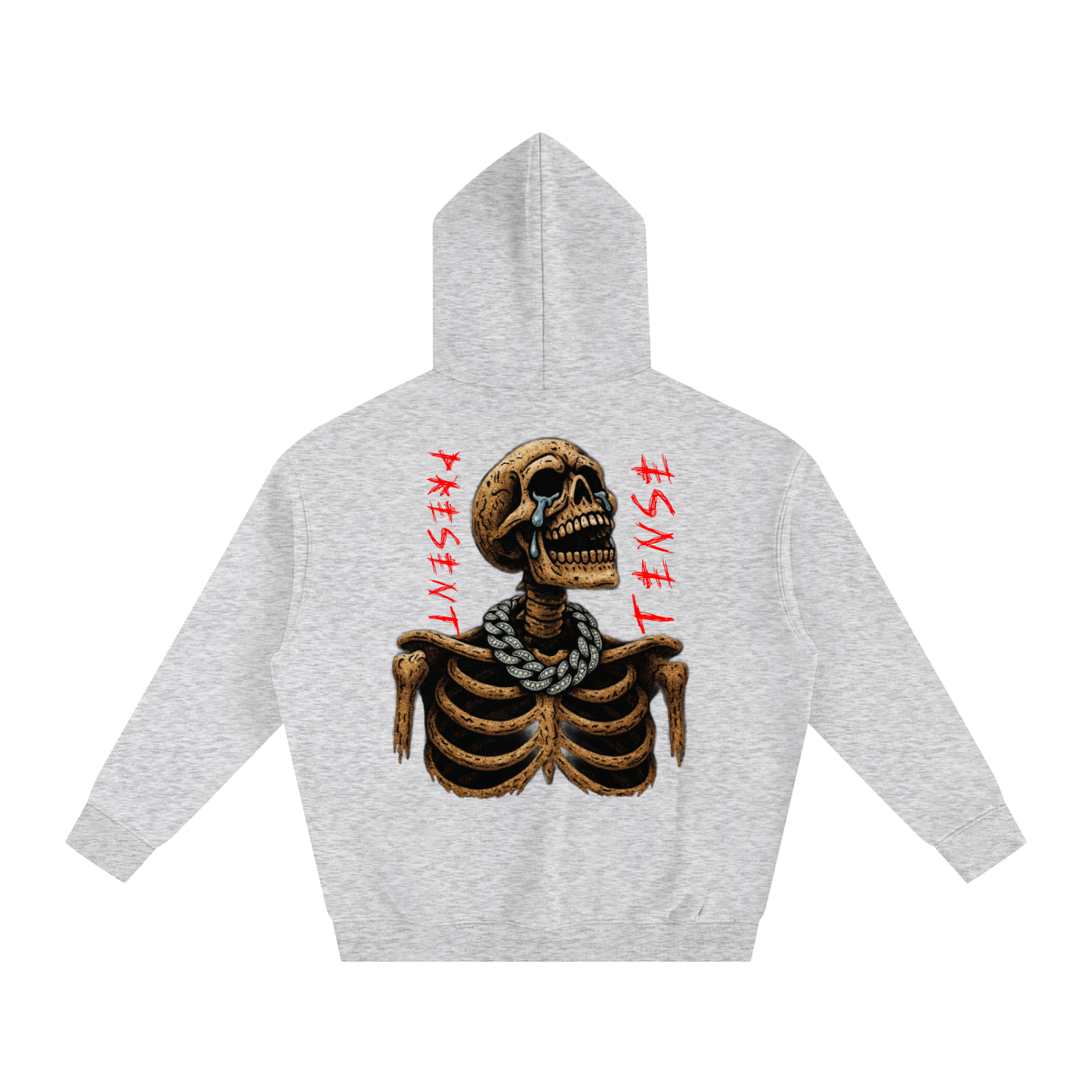 URBAN HAZE “Present Tense” Oversize Fleeced Hoodie