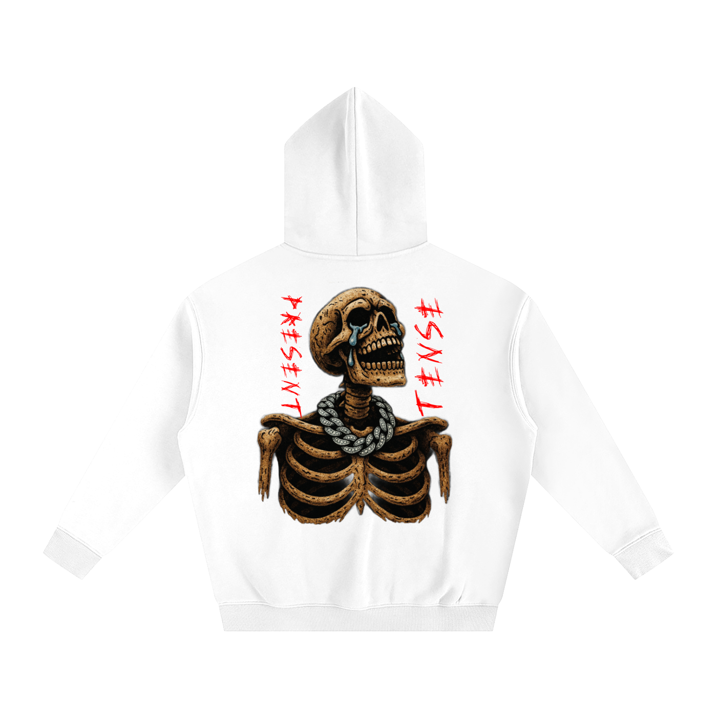 URBAN HAZE “Present Tense” Oversize Fleeced Hoodie