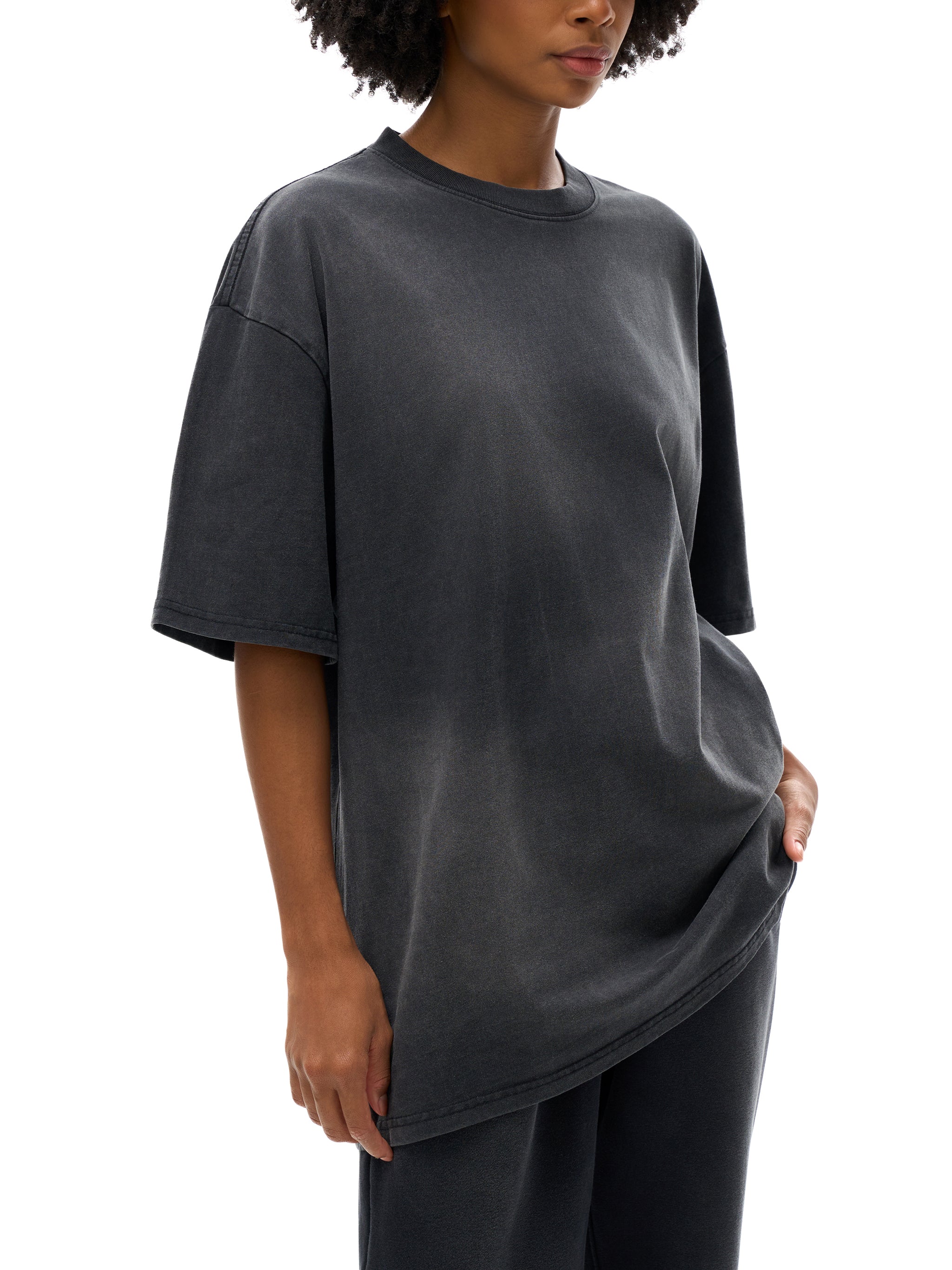 “URBAN HAZE” Unisex Sunfaded Loose Fit T-Shirt