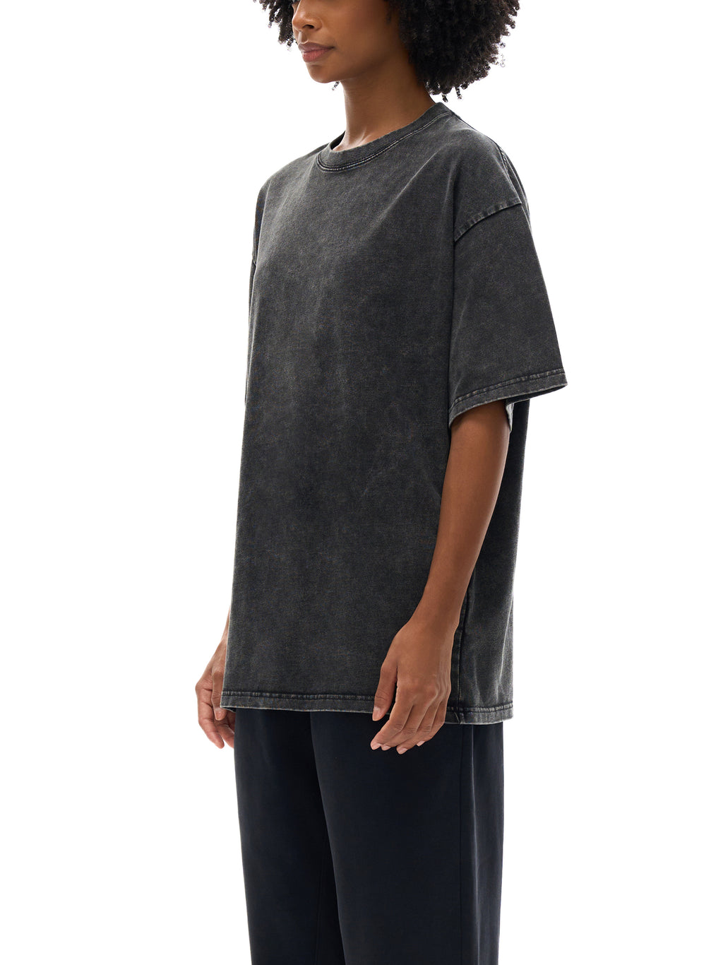 URBAN HAZE “Unreasonable” tSnow Washed Oversized Cotton T-Shirt