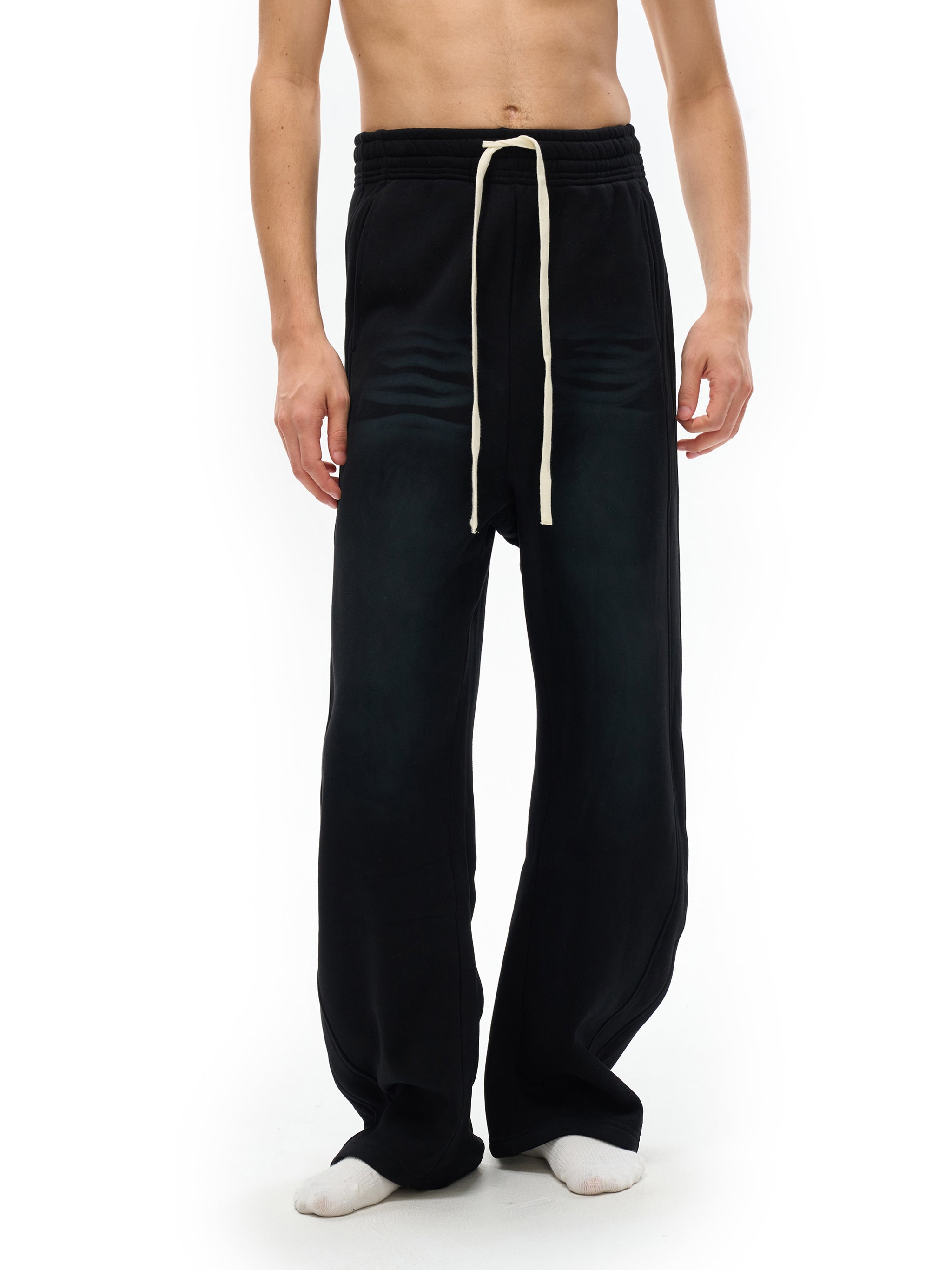 “URBAN HAZE” Sunfade Curved Blade Fleece Sweatpants