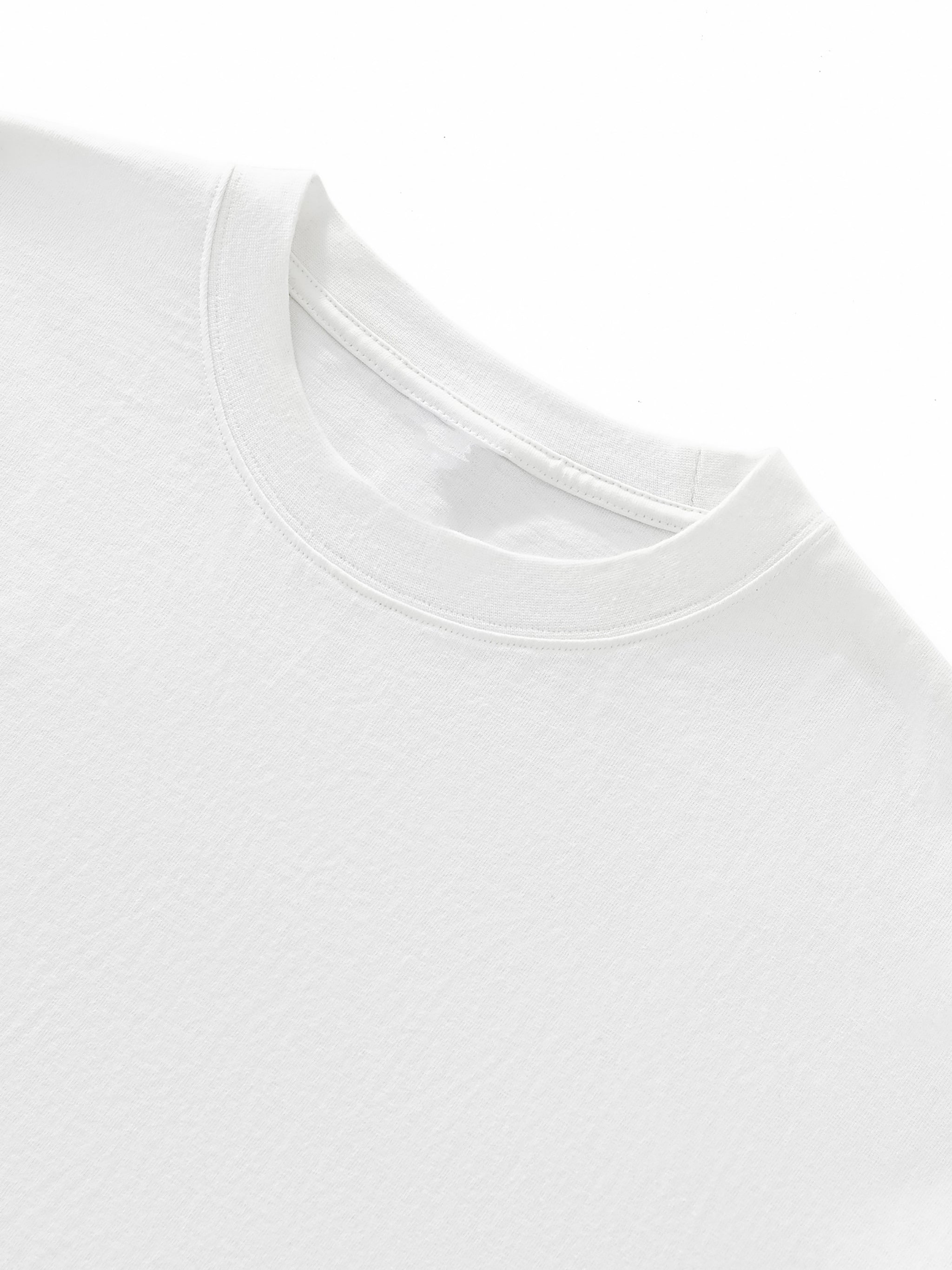 URBAN HAZE “Unreasonable” Layered Contrast Sleeve Cotton T-Shirt
