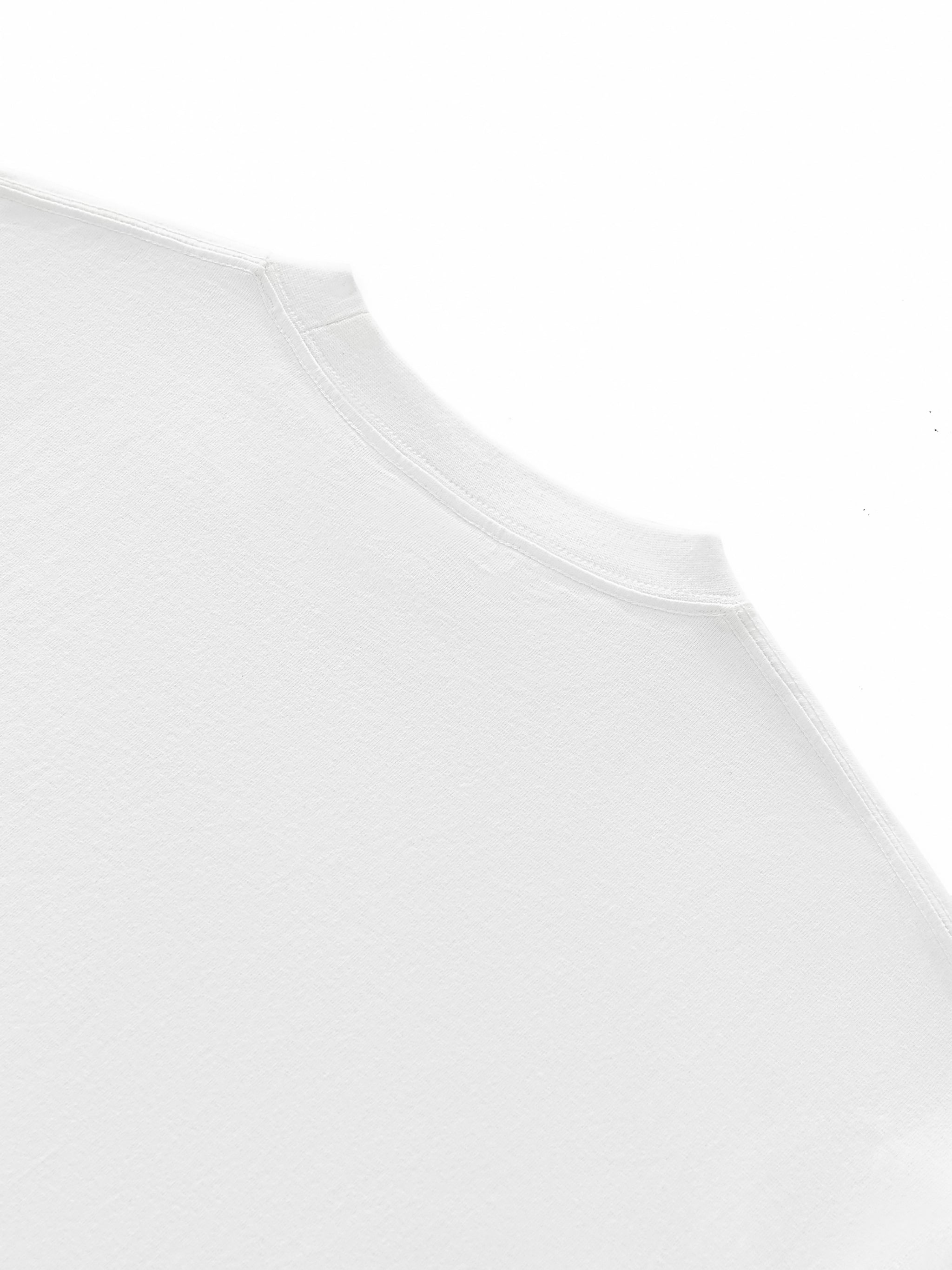 URBAN HAZE “Unreasonable” Layered Contrast Sleeve Cotton T-Shirt