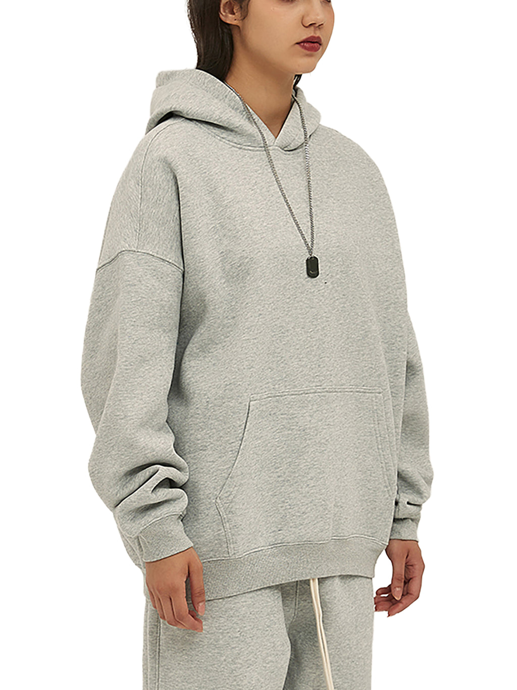 URBAN HAZE “Present Tense” Oversize Fleeced Hoodie